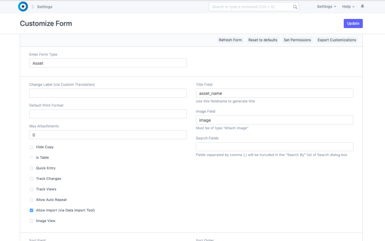 Intra-Asset Customization