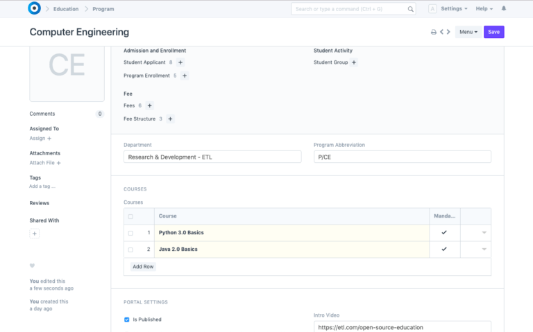 Intra-Campus Program & Courses Image