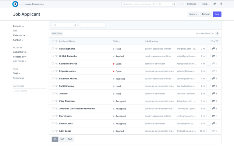 Intra-HCM Job Applicant