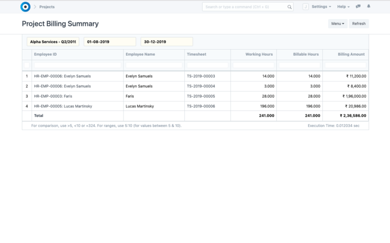 Project Billing Image
